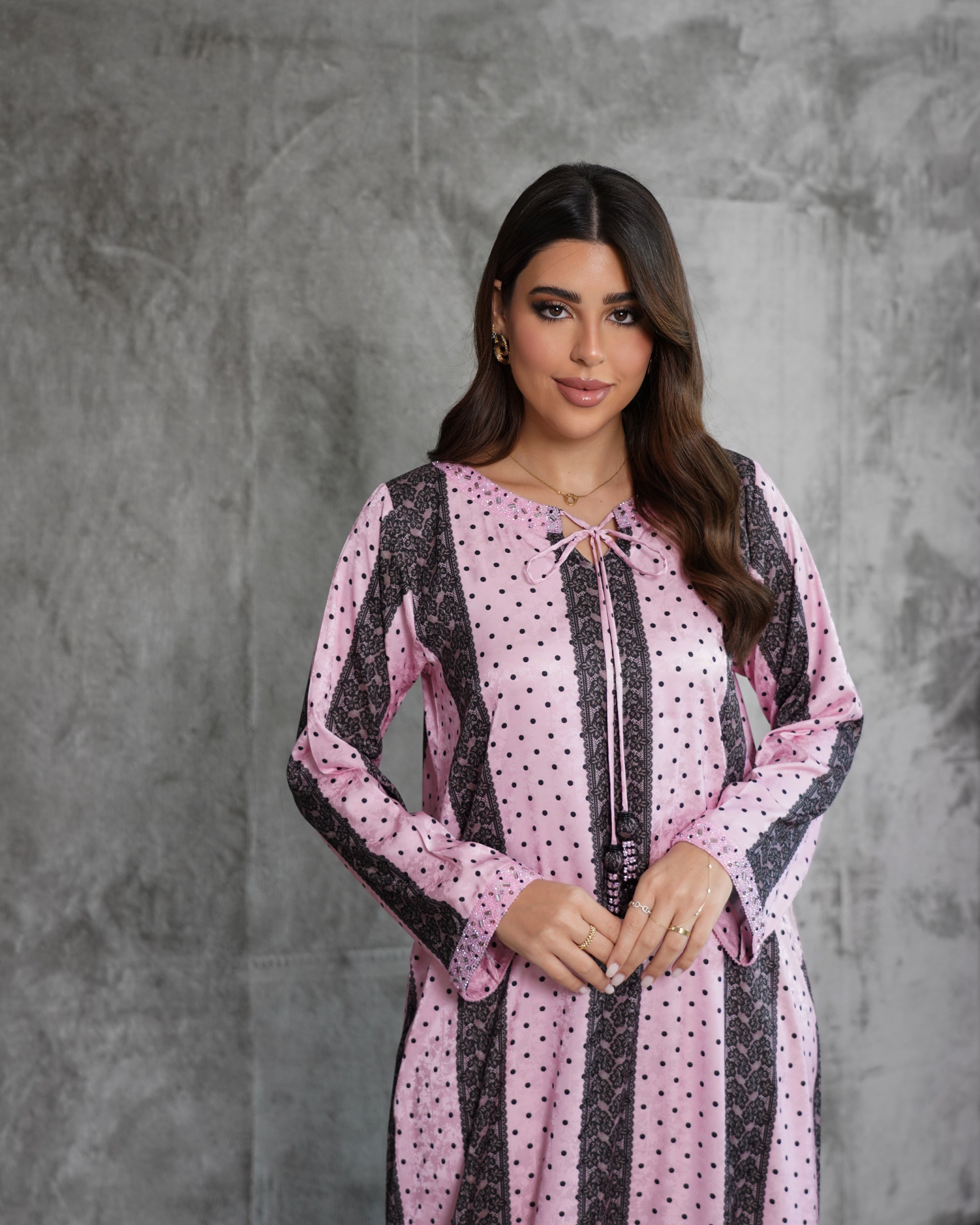 Pink Polka Elegance
