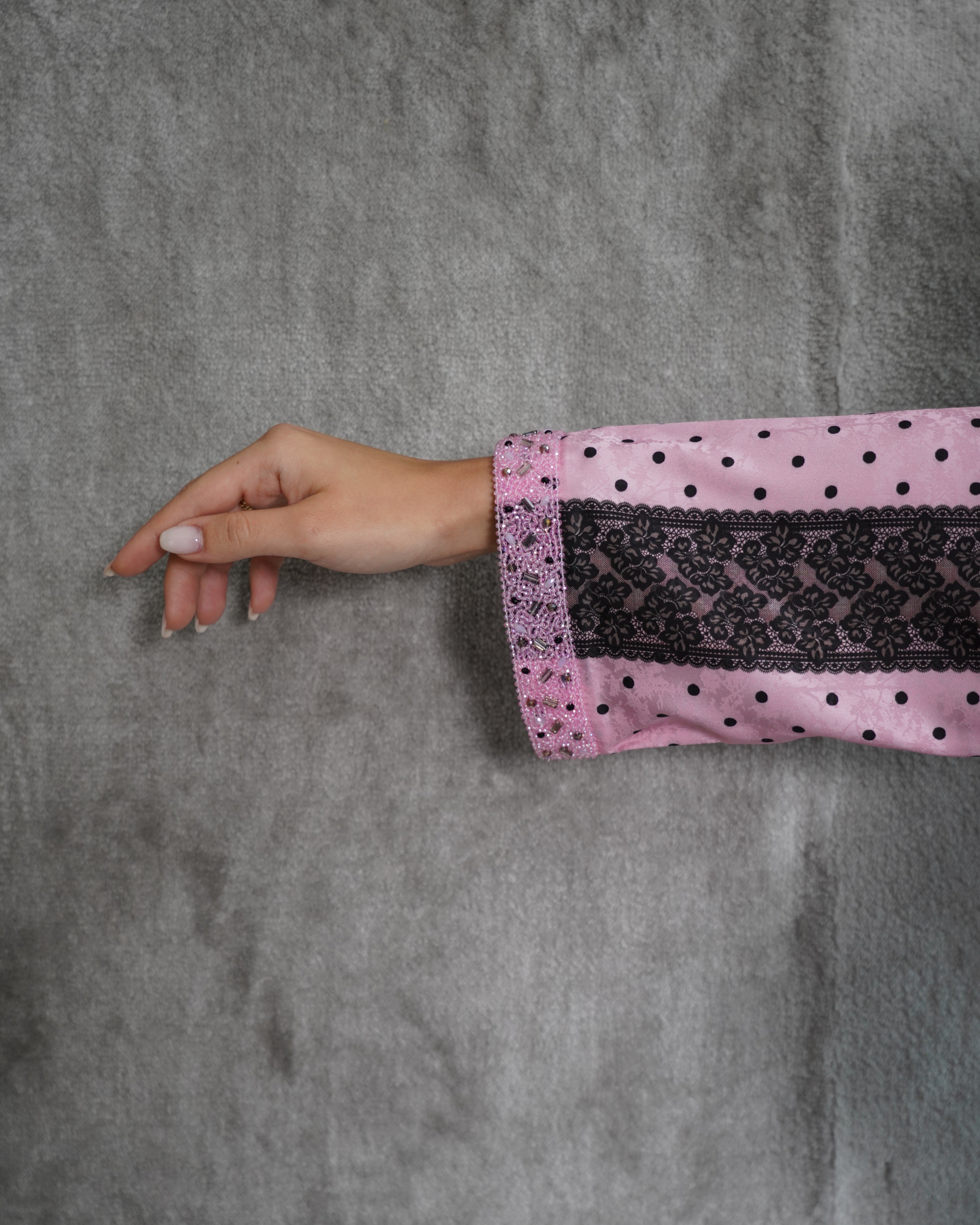 Pink Polka Elegance